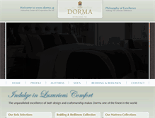 Tablet Screenshot of dorma.sg